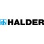 HALDER 22340.0135 Boulon d'arrêt automatique avec poignée en L Noir