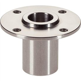 HALDER 22400.0408 Boulon d'arrêt et boulon de fixation avec bride ronde Acier inoxydable