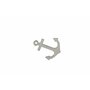 Nautika Nautica Lot de 12 ancres en bois blanc de 6 cm - Objet décoratif - Décoration de mariage - Ancre en bois - Ancre blanche