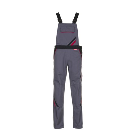 Planam 2339052 Highline Salopette femmes Taille 52 Ardoise/Noir/Rouge
