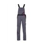 Planam 2339052 Highline Salopette femmes Taille 52 Ardoise/Noir/Rouge