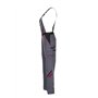 Planam 2339052 Highline Salopette femmes Taille 52 Ardoise/Noir/Rouge
