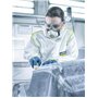Uvex 9871014 Combinaison de Protection jetable Type 5/6, Taille : XXXL, Citron Vert/Blanc Homme