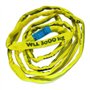 Braun 30101RS Câble de traction avec gaine en polyester capacité de charge 3 000 kg Jaune 10 m