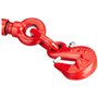 Tendeur à Cliquet Dolezych avec Crochets Parallèles pour Chaîne 6 Mm, Lc 2200 daN - Rouge