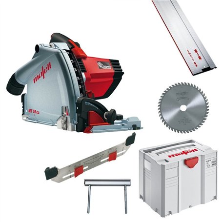 Mafell MaxiMax MT 55 CC - Scie circulaire plongeante avec règle de guidage coulissante F 160