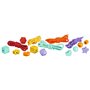 moses. Grandes perles en bois à enfiler, 75 perles colorées et 5 cordons à enfiler, jeu Montessori pour enfants à partir de 3 an