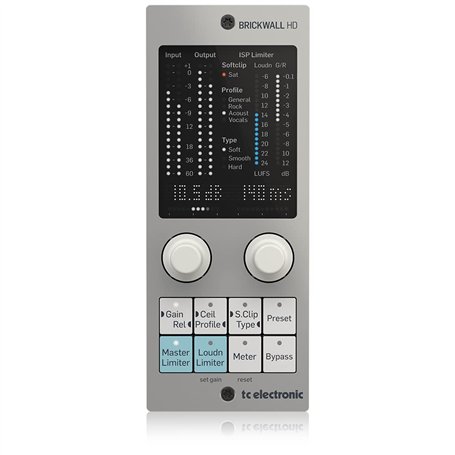 TC Electronic BRICKWALL HD-DT Plug-in Limiteur de Mastering avec Interface Matérielle en Option