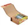 ColomPac cP020.12 flexible wickelverpackung en carton ondulé blanc 250 x 325 x 80 mm (marron)