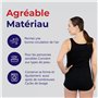 SES Top avec Dentelle Femme 36-52 en Lot de 3 Noir 100% Coton/Débardeur avec Dentelle pour Femme en Maille Fine et Douce/Caraco 