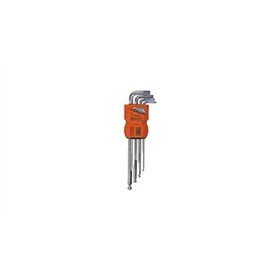Connex COXT560315 Jeu de clés hexagonales longues à têtes rondes; 9 pièces 1