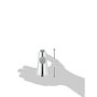 Cornat Pommeau de douche 1/2" AG – Chromé – Tête de 55 mm de diamètre – Mousseur testé selon les classes de bruit – Jet normal e
