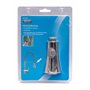 Cornat Pommeau de douche 1/2" AG – Chromé – Tête de 55 mm de diamètre – Mousseur testé selon les classes de bruit – Jet normal e