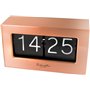Horloge de table rétro avec boîtier en métal solide Cuivre