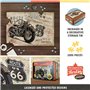 Nostalgic-Art Puzzle rétro 1000 pièces 68 x 48 cm Route 66 - Bike Map H-D Accessoires - Idée de cadeau pour les fans d'Amérique 