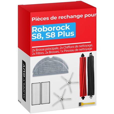 Supply Guy 9x Accessoires compatible avec Roborock S8