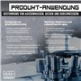 MIB Micromètre numérique DIN 863 ABS | Mesures précises de 0 à 25 mm | Micromètre numérique | Outils de mesure et de planificati