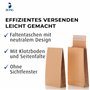 enveloppes d'expédition en papier kraf
