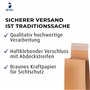 Bong Lot de 10 enveloppes à soufflet C4 autocollantes avec fond bloc et soufflet latéral, enveloppes d'expédition en papier kraf