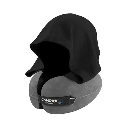 SANDINI Travelfix Hoodie Kids Size - Premium Oreiller de Voyage