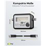 Finder Goobay par satellite, y compris avec le son 67000 F-connecteur du câble (Import Allemagne)