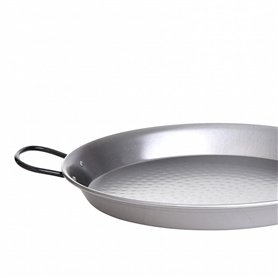 Plat à paëlla acier poli ø 70 cm en espagne