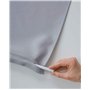 Gardinenbox 20190417S Chariot de Panneau de 60 cm Pliable Blanc pour Panneau Coulissant, Barre de lestage et Patins en X pour Un