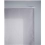 Gardinenbox 20190417S Chariot de Panneau de 60 cm Pliable Blanc pour Panneau Coulissant, Barre de lestage et Patins en X pour Un