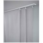 Gardinenbox 20190417S Chariot de Panneau de 60 cm Pliable Blanc pour Panneau Coulissant, Barre de lestage et Patins en X pour Un