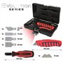 KS TOOLS 907.2200 Jeu de grattoirs et cutters - 27 pcs Rouge/Noir