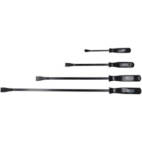 KS Tools - 911.8100 - Jeu de pince levier - 4 Pièces - Outils de levier de pneu - Jeu de pince plate coudée à poignée - Outillag