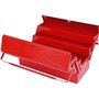 KS Tools - 999.0125 - Caisse à outils métallique - Coffret 5 compartiments - L.550 mm - Boîte à outils chantier et bricolage - C