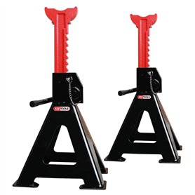 KS Tools - 160.0370 - Chandelles à crémaillère - Chandelles Voiture 3 tonnes - Hauteur Max. 425 mm - Hauteur Min. 295 mm