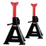 KS Tools - 160.0370 - Chandelles à crémaillère - Chandelles Voiture 3 tonnes - Hauteur Max. 425 mm - Hauteur Min. 295 mm