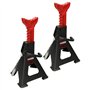 KS Tools - 160.0370 - Chandelles à crémaillère - Chandelles Voiture 3 tonnes - Hauteur Max. 425 mm - Hauteur Min. 295 mm