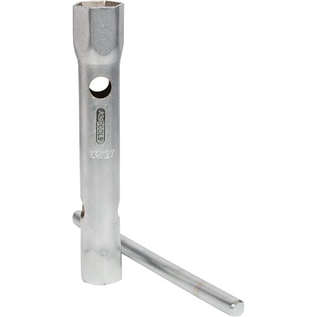 Ks Tools 518.0879 - Clé à tube droite - 24 x 27 mm - En chrome Vanadium - Finition Satinée