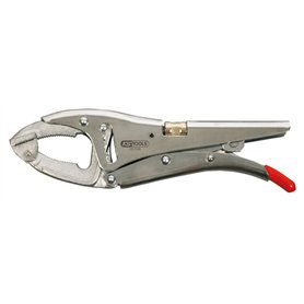 KS TOOLS 115.1038 - Pince Étau à Crémaillère - 10 Pro 8 Bec Orientable - L. 250 mm