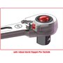 KS TOOLS 4042146418307 Carraca reversible SlimPOWER 1/4"