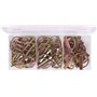 KS TOOLS 970.0550 Assortiment de goupilles clips, 50 pcs Gris