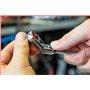 KS TOOLS 1/4" SlimPOWER telescopic-joint reversible ratchet, 72 teeth 914.1420 Couleur