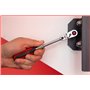 KS TOOLS 1/4" SlimPOWER telescopic-joint reversible ratchet, 72 teeth 914.1420 Couleur