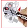 KS TOOLS 1/4" SlimPOWER telescopic-joint reversible ratchet, 72 teeth 914.1420 Couleur