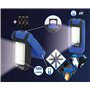 BRILLIANT TOOLS Baladeuse LED à Tête Inclinable à 360° BT131910 - Lampe de Travail avec Base Magnétique et Crochet - Lampe d'Ate