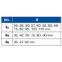 BRILLIANT TOOLS BT671750 Kit de montage de roulements de roues, nylon, 36 pcs [Powered by KS TOOLS]