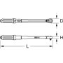 KS Tools 512.0015 COMPETITION Clé dynamométrique à cliquet 1/2", 20-200 Nm
