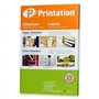 Printation Étiquettes Autocollantes 66 x 33,8 mm, 2400 Etiquettes FBA Amazon/Etiquettes d'adresse, 24 Par Feuille A4, Blanches, 