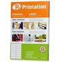 Printation Étiquettes Autocollantes 105 x 42 mm - 140 Étiquettes d'Adresse