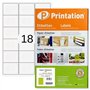 Printation Étiquettes d'adresse universelles pour enveloppes - 63