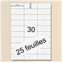 7 mm - 750 Étiquettes Universelles