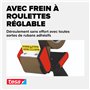 tesa Dérouleur Manuel Classic – Dévidoir Universel pour le Déroulage de Rubans Adhésifs – Support en Métal Robuste – Pour Rubans